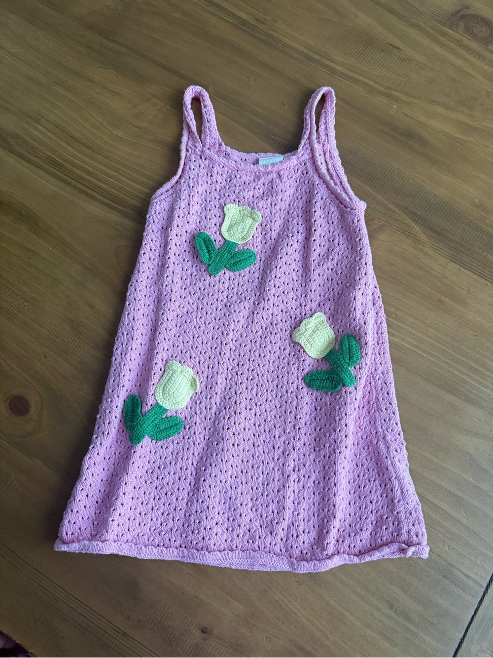 Zara Crochet Floral Dress